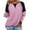 Purple, variant on Babysbule Womens Long Sleeve Tops Fashion Women Summer T-Shirt Long Sleeve Casual Patchwork Top Blouse