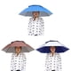 thumbnail image 4 of Sombrero de paraguas de lluvia portátil Gorra de cabeza plegable anti-UV para exteriores (gris plateado) FLhrweasw  Nuevo, 4 of 7