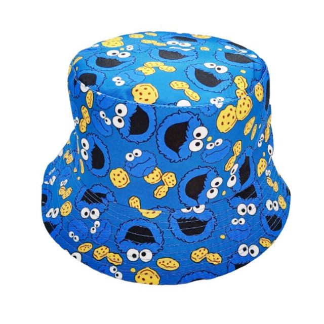 Sombrero de pescador con estampado de dibujos animados para hombre y mujer, gorro de pescador de doble cara, estilo Hip Hop, Unisex qym unisex