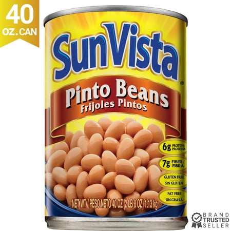 Sun-Vista: Frijoles Pintos Pinto Beans, 40 oz