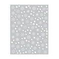 thumbnail image 1 of Christmas White Snowflake Crystal Face Decoration Sticker, 1 of 8