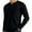 AA01-Black, variant on Men's V Neck Long Sleeve Shirts Casual Henley Cotton T-Shirts Slim Fit Longline Tee Shirts Dark Gray 2XL