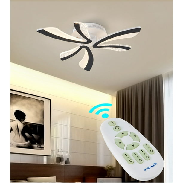 Anfeng Led Flush Mount Light Ceiling Acrylic Panel Modern Chandeliers Lamp Fixtures For Living Room Bedroom Kitchen Com Anfeng Led Flush Mount Light Ceiling, Chandelier Ceiling Fan For Kitchen