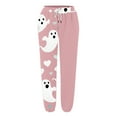 thumbnail image 3 of WILLBEST Pantalones Casuales para Mujer, Cómodos Pantalones Deportivos con Estampado de Halloween, Cintura Elástica Suave, Ideales para Uso Diario y Relajación 21 Grande, 3 of 3