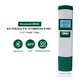 thumbnail image 2 of 5 in 1 Water Quality Test Meter EC//SALT/S.G/TEMP Meter for Water with LCD Backlight Display High Accuracy Water Testing Kits for Drinking Water Nutrients Growing Indoor Garden Pool Aquarium, 2 of 7