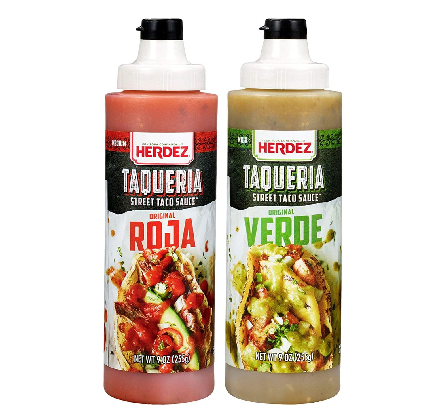 Taco Sauce Taqueria Street Taco Sauce Salsa Roja & Salsa, 9 Ounce Pack