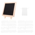 thumbnail image 4 of Board Felt Tags Labels Message Letter Signs Garden Flower Chalkboards Mini Sign Wood Announcement Wooden Small, 4 of 7