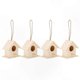 thumbnail image 2 of 4-Pack Wooden Bird Nests for Garden Decoration Hanging Breeding Boxes for Birds DIY Craft Project, 2 of 5