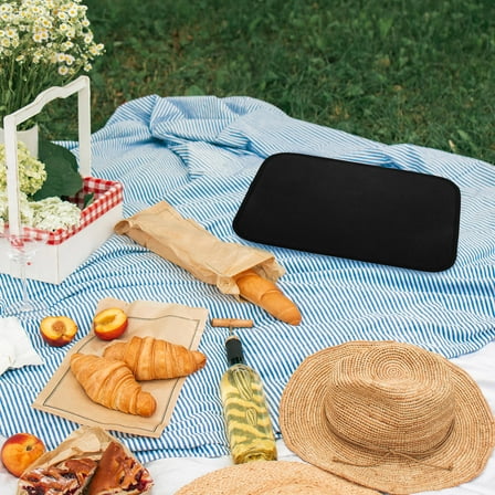 ETHZZLE 1Set Rectangular BBQ Grill Mat for Outdoor Table Heat Insulation and Fire Resistant 18.08X14.93In