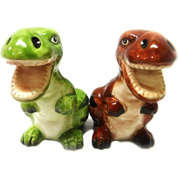 Salt & Pepper Shakers - Dinosaur Magnetic Salt And Pepper Shakers