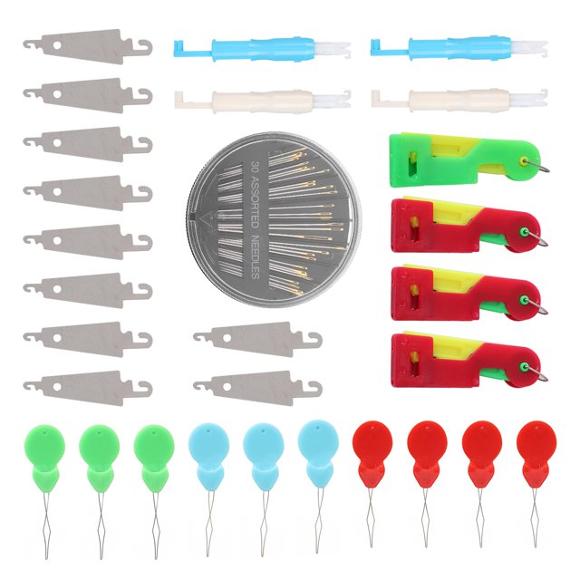 Needle Threader Threader Set Hand Sewing Needle Tool Elderly Threader Set For Sewing Machines Most Sewing Industry