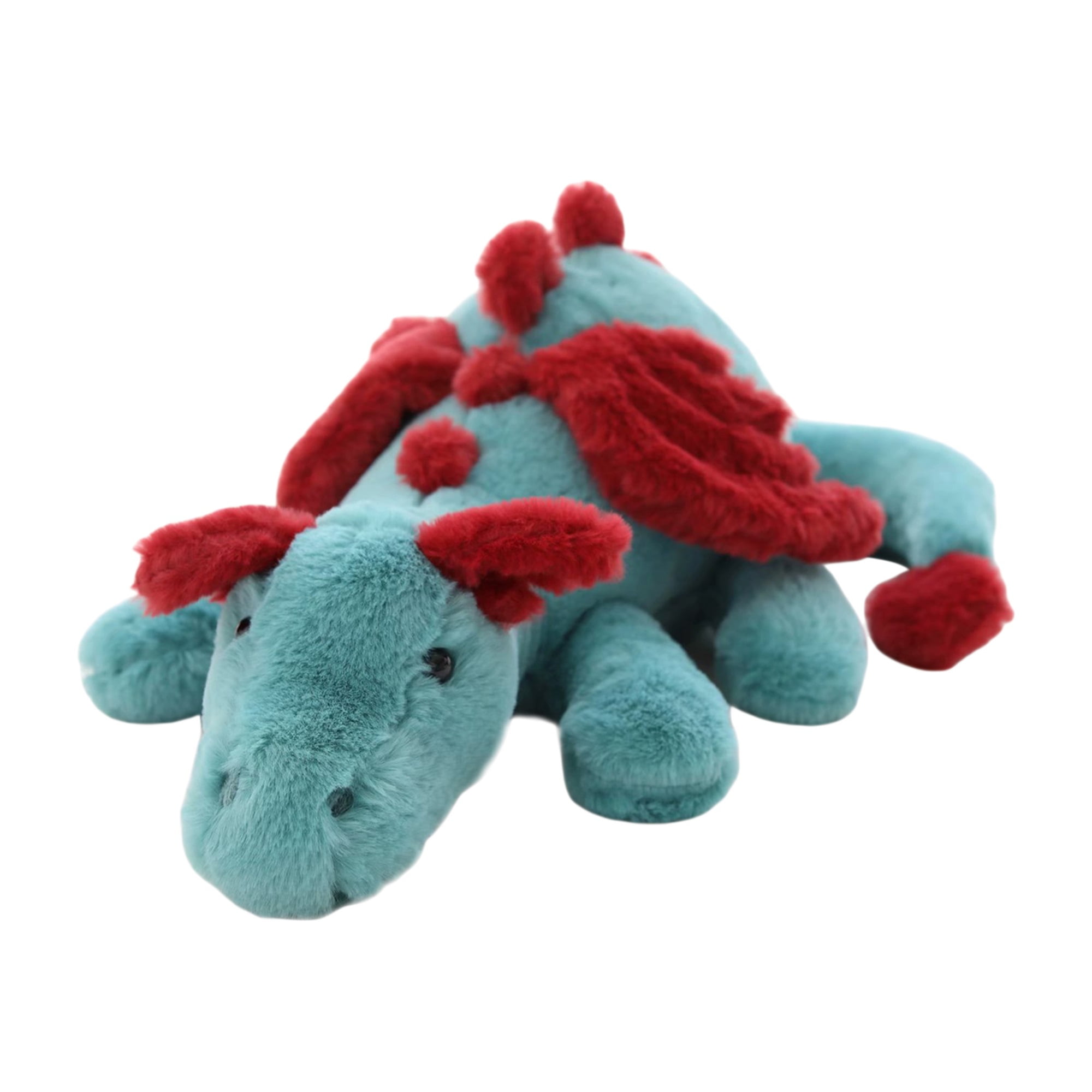 Blue Dragon Stuffed Animal, Dinosaur Toys with Tiny Wings Plush Toy  Flying Dragon Plush, Stuffed Animal for Baby Kids Gift 