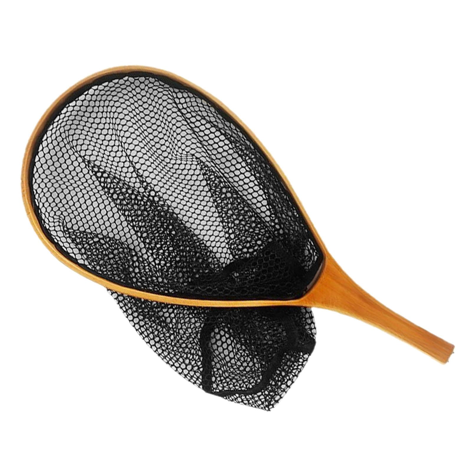 MAGIDEAL Fly ing Net Hand Landing Triangular Wood Frame Landing