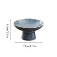 thumbnail image 3 of Ceramic Fruit Bowl, Elegant Pedestal Dessert & Ice Cream Bowl, Centerpiece for Kitchen Table & Parties, Multi-Functional Serving Dish, White/Gold/Blue/Green, 3 of 5