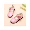 thumbnail image 6 of Fangasis Kids Leather Shoes Flower Princess Girls Party Dance Flat Wedding, 6 of 8