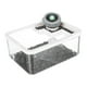 thumbnail image 3 of Pequeño acuario, tanque de , bomba de aire silenciosa, , portátil, multiusos, micropaisaje, pecera para escritorios, tortuga, 3 of 8