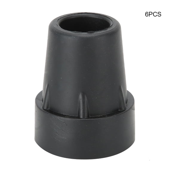 Ccdes Walking Canes Tip,6pcs Walking Stick Bottom Pads AntiSlip Walking Canes End Cover Tip Accessory,Walking Canes End Cover Tip