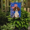 thumbnail image 2 of Red Piebald Dachshund USA American Flag Garden Size, 2 of 5