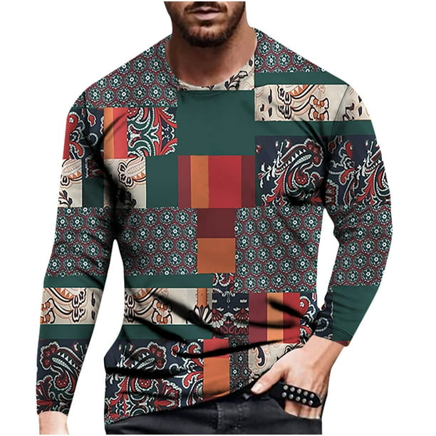 HAPIMO Long Sleeve TShirt for Men Men's Summer Shirts Casual Slim Fit