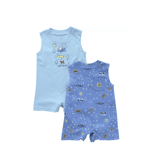Carhartt Kid's Short-Sleeve 2 pc. Camping Romper Set