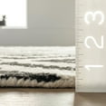 thumbnail image 3 of nuLOOM Kellee Hand Tufted Geometric Wool Area Rug, 2' 6" x 14', Black, 3 of 9