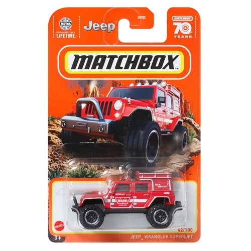 Matchbox 2023 Mix 3 Diecast Collection - Jeep Wrangler Superlift -  