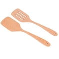 thumbnail image 2 of ESTINK 2Pcs Wooden Spatula Set Environmentally No‑Stick High Temperature  Flat Spatula For Home,No‑Stick Spatula,Slotted Spatula, 2 of 8