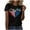 D-Multicolor, variant on Patriotic T Shirts for Women Patriotic T Shirt for Women American Flag Shirts Red White and Blue Women Tops 4th of July Tee Women's Independence Day Printed Round Neck Short Sleeved T-Shirt Top