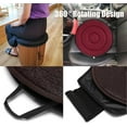 thumbnail image 4 of 360 Rotating Car Seat Cushions, 360 Degrees Swivel Car Seat for Elderly Support, Seat Non Slip Cushion, 360 Rotating Seat Cushion, Coffee, 4 of 8