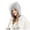 Gray, variant on Brilliant Winter Hats for Women with Ear Flaps Women's Winter Thick Cold-proof Pullover Hat Plush Ball Warm Ear Protection Hat Black