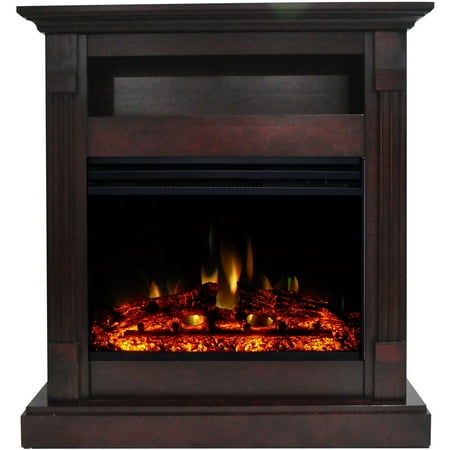 

Hanover Drexel 34-Inch Electric Fireplace Heater with Mahogany Mantel