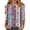 Navy #134, variant on Womens 4th of July Shirts 3/4 Sleeve Tshirts Casual American Flag Print Pullover Independence Day Patriotic Tops USA 250th Anniversary Celebration Party Crew Neck 1776-2026 Blouses Dark Blue XL