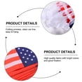 thumbnail image 3 of 2 Packs Of 60Pcs In Total American Flag, Independence Day Banner Flag, Outside, For Patriotic Events, Sports, Bars Decorations -Triangle -20*28Cm, 3 of 5
