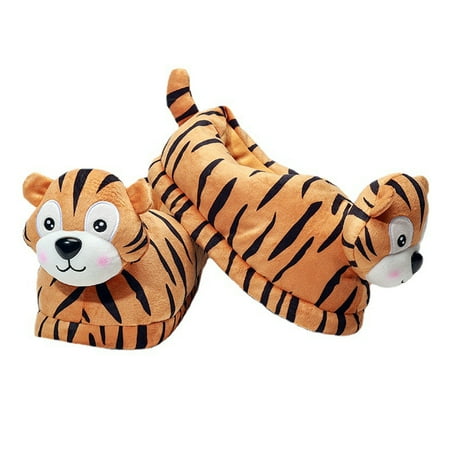 

1 Pair Couples Plush Footwear Warm-keeping Slipper Household Winter Footwear