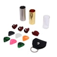thumbnail image 1 of Guitar Slide Set, Guitar Slide Pick Set Portable Easy Performance 60mm  for String Instrument, 1 of 7