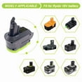 thumbnail image 3 of Battery Adapter For Ryobi 18V Li-ion Battery Convert To For Dyson V7 V8 Cleaner, 3 of 7
