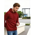 thumbnail image 5 of COOFANDY Waffle Knit Soft Casual Drawstring Men's Hoodie, 5 of 5