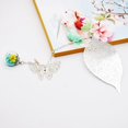 thumbnail image 4 of Marcapáginas de plumas de metal clásico de estilo chino, lindo material de latón, mariposa, flor eterna, regalos de papelería creativos, 4 of 5