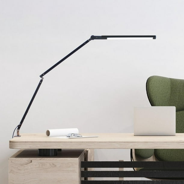 Lampe de Table Flexible Bras Oscillant Pince Montage Lampe de