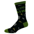 thumbnail image 4 of Men's You Just Reminded Me to Take Out The Trash Socks Funny Sarcastic Garbage Graphic Footwear, 4 of 7