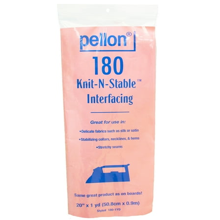 Pellon 180 Fabric Interfacing, White 20" x 1 Yard Precut
