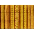 thumbnail image 1 of Ahgly Company Machine Washable Indoor Rectangle Oriental Yellow Industrial Area Rugs, 8' x 10', 1 of 4