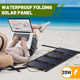 thumbnail image 4 of Panel solar plegable con cargador de salida USB para dispositivos de tableta y teléfono de camping Banco de energía A, 4 of 4