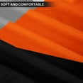 thumbnail image 6 of Set of 4 Throw Pillow Covers Modern Abstract Stripe Simple Geometric Acrylic Bold Decorative Pillow Cases Home Decor Square 18x18 Inches Pillowcases(Black Grey Orange), 6 of 6