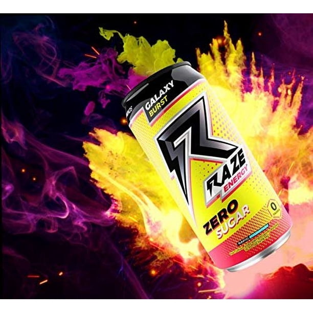 Raze Energy Drinks by Repp Sports Rapid Hydration Zero Sugar 16 Ounce cans Galaxy Burst, 12 Cans - Walmart Business Supplies Raze Energy Drinks by Repp Sports Rapid Hydration Zero Sugar 16 Ounce cans Galaxy Burst, 12 Cans - Walmart Business Supplies