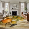 thumbnail image 2 of Thanksgiving Area Rug 5x7 Washable Rug Non Slip Farmhouse Pumpkin Sunflowers Maple Bird Large Area Rug Soft Stainresistant Indoor Floor Carpet for Living Room Bedroom Home Office Dining Room Nursery, 2 of 9