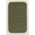 thumbnail image 1 of Novogratz by Momeni Tallulah Solid Color Ivory Border Wool Hand Tufted Area Rug, 8' X 10', Green, 1 of 3