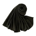 thumbnail image 2 of Helii Muslim Hijab Scarf for Women, Extra Long Wrinkle Texture Polyester Shawl, Soft Breathable Solid Color Head Wrap for Prayer, Ramadan Gift, Lightweight Khimar Blackish Green,One Size, 2 of 4