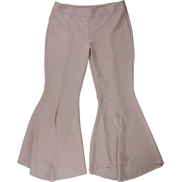INC Pantalones casuales acampanados para mujer, rosa, 16