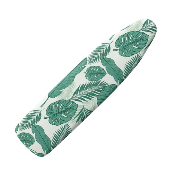 HELLHERO Ironing Board Cover 15"x54" with Tropical Leaf Pattern, Replacement Tabletop Ironing Cover Protector for Home Daily Use